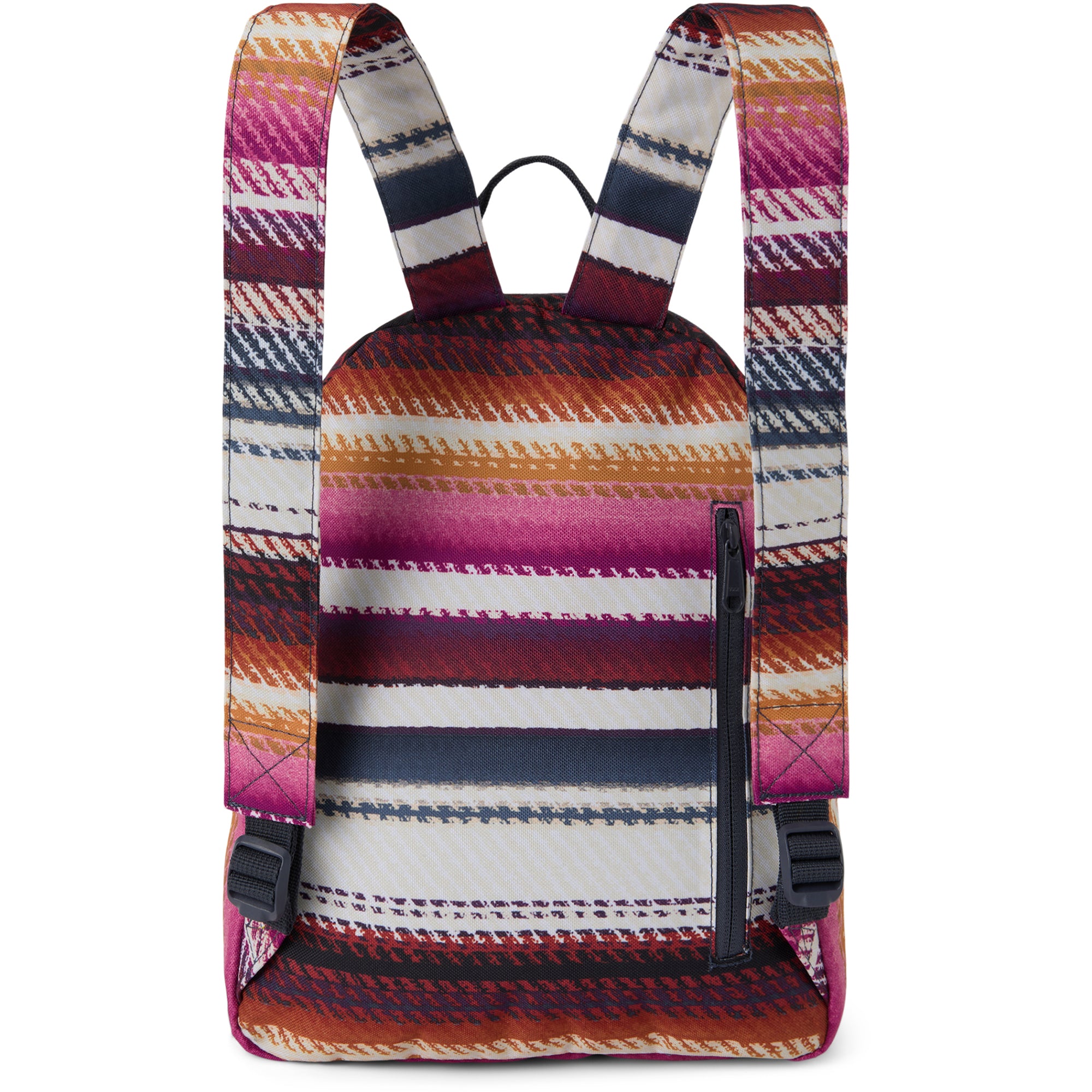 Mini 7L Essentials Backpack - Lightweight Blanket Stripe Design for Travel, School & Everyday Use | Compact Daypack for Women & Men | Perfect for Commuting, Hiking & Work