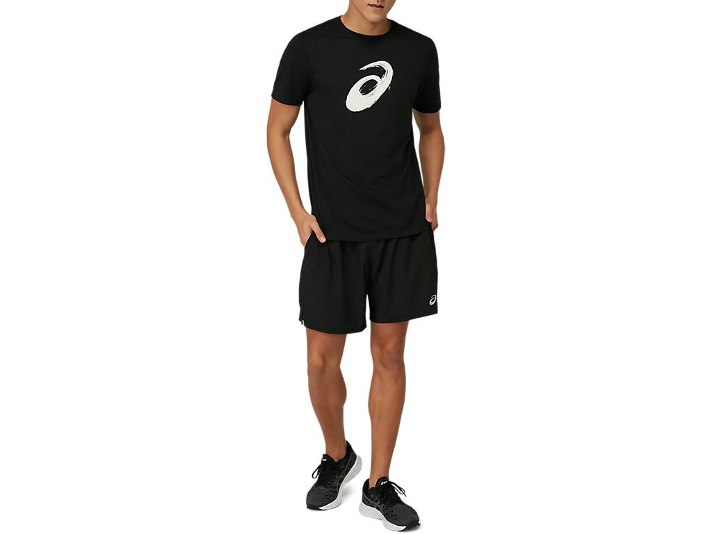 ASICS Men's PAINTBRUSH Short Sleeve Running T-Shirt - Moisture Wicking Athletic Tee for Jogging, Gym Workouts & Outdoor Sports