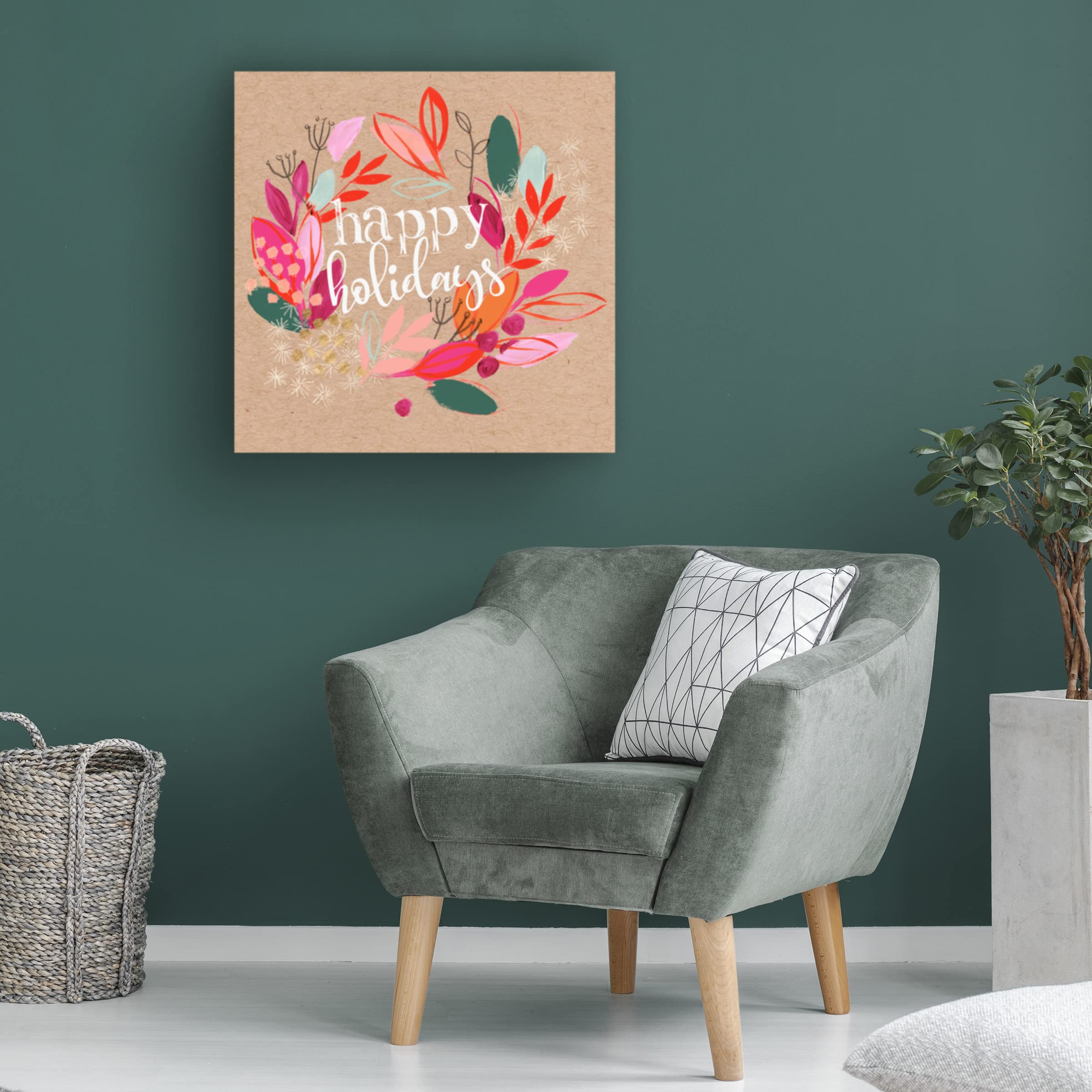 Jennifer Paxton Parker 'Crafty Christmas II' Canvas Wall Art - Holiday Home Decor for Living Room, Bedroom & Office - Trademark Fine Art Collection