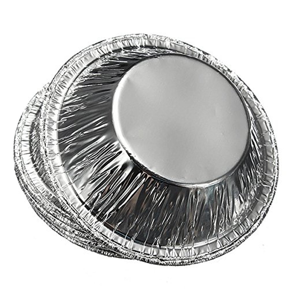 250 Pcs Disposable Silver Baking Cups - Round Egg Tart Tins, Cake Molds, Pie Pans for Baking, Pastry & Desserts - Perfect for Cupcakes, Tarts, Quiches & Party Treats