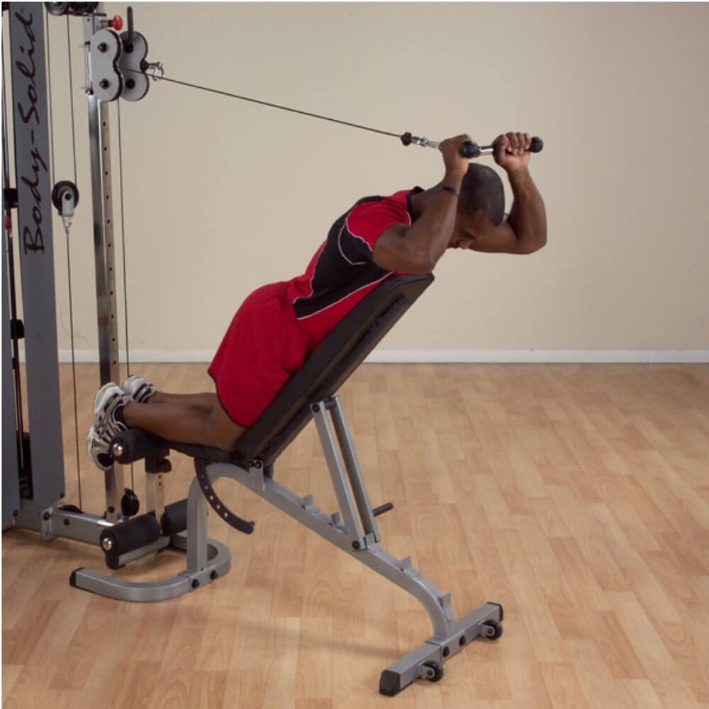 Body Solid MB507RG Rubber Grip Balanced V Bar - Premium Weightlifting Bar for Strength Training & Home Gym Workouts - Perfect for Pull-ups, Dips & Bodyweight Exercises