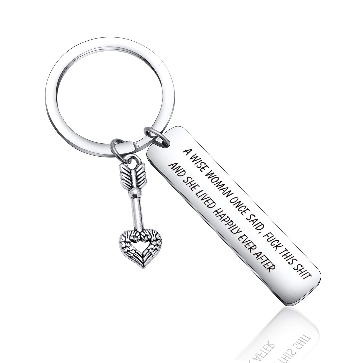 Inspirational Keychain for Women - Motivational Gift for Friends, Coworkers, Sister - Christmas & Birthday Jewelry - Perfect for Office, Graduation, Encouragement Gifts