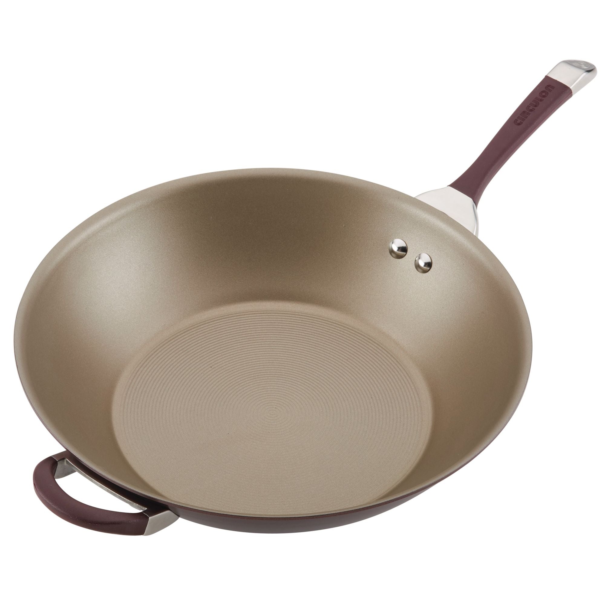 14 Inch Nonstick Stir Fry Pan - Professional Wok for Cooking, Sauteing & Frying - Perfect for Asian Cuisine, Stir Fry, Noodles & Vegetables - Induction Compatible & Easy to Clean