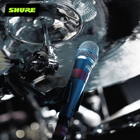 Shure BETA 57A Dynamic Instrument Microphone for Live Performances, Studio Recording & Podcasting - Professional Vocal & Instrument Mic for Guitar, Drums & Vocals