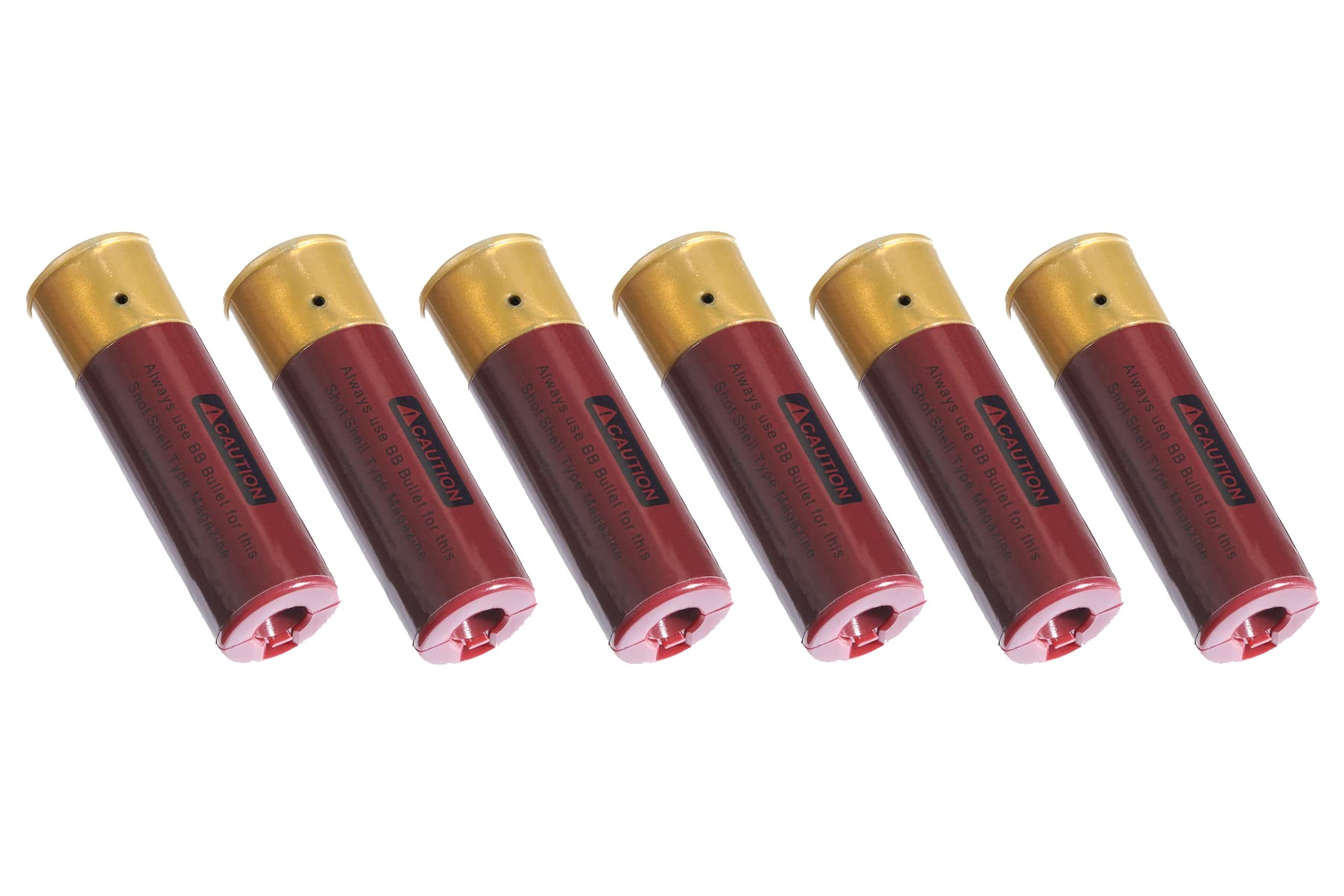 GoldenBall & Eagle Airsoft Shotgun Shells (6 Pack) - Compatible with Triple Shot Airsoft Shotguns - Perfect for Airsoft Battles, Training, and Tactical Games