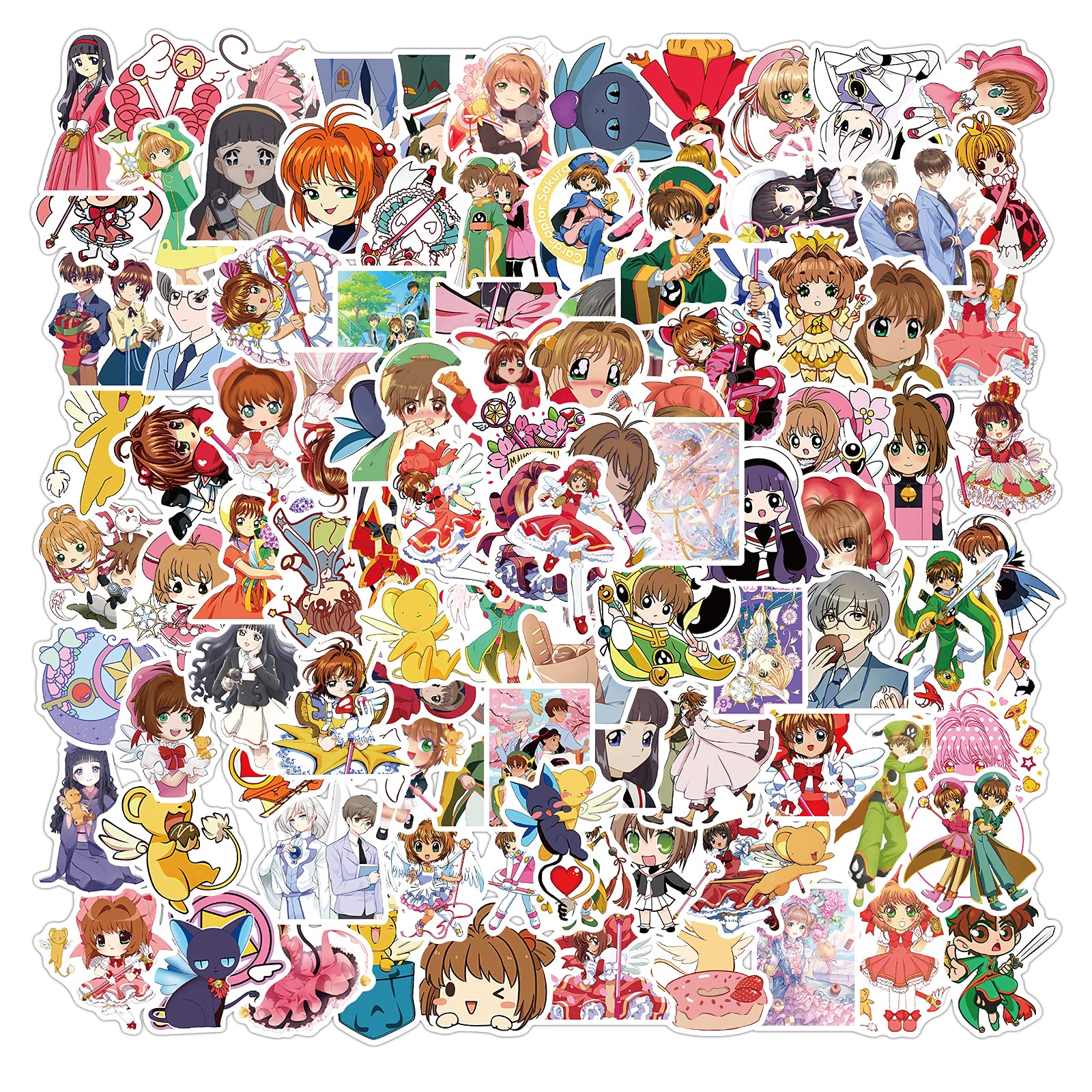 100pcs Loyla Kawaii Anime Cartoon Stickers Pack for Water Bottles, Skateboards, Laptops, Journals, and DIY Crafts - Perfect for Adults and Kids