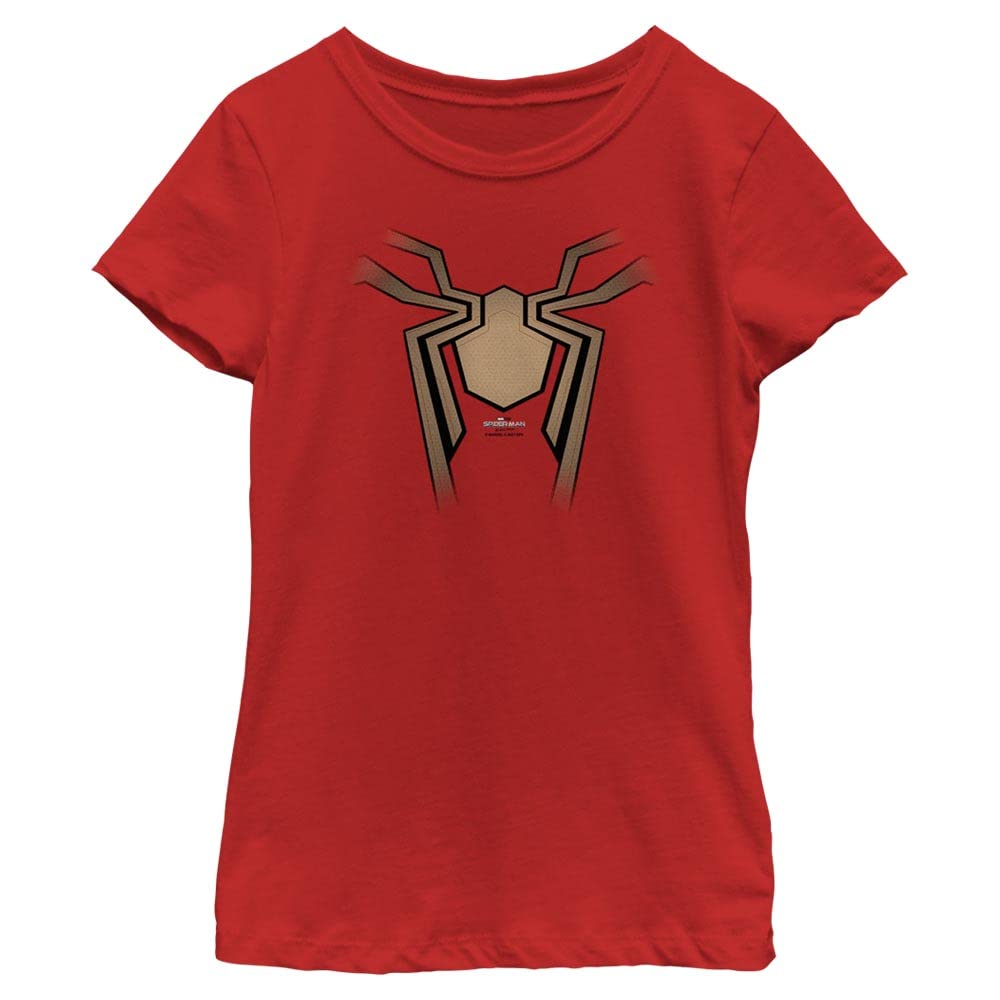 Marvel Iron Spider Logo T-Shirt for Girls | Superhero Graphic Tee | Casual Wear & Cosplay Outfit | Perfect for School, Parties & Comic Con Events