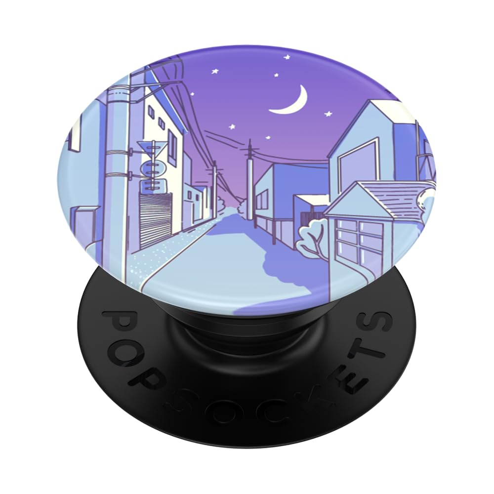 PopSockets Phone Grip with Expanding Kickstand - Nightscape Design | Secure Phone Holder for iPhone & Android | Perfect for Selfies, Video Calls & Hands-Free Viewing