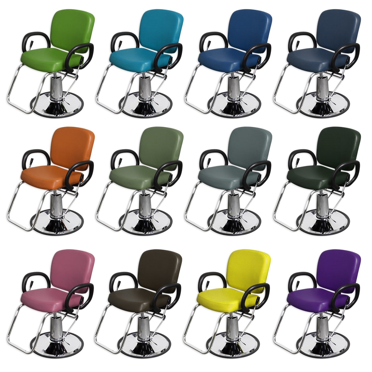 Loop Multi-Purpose Salon Chair - Professional Styling & Beauty Salon Furniture for Hairdressing, Makeup, Tattoo & Spa - Perfect for Salons, Barbershops & Home Use