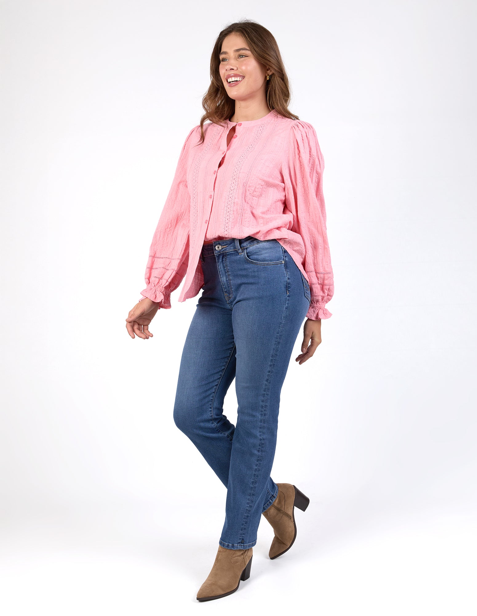 Elm Fennel Shirt Charm Pink - Stylish Women's Fashion Accessory for Casual Outfits & Special Occasions