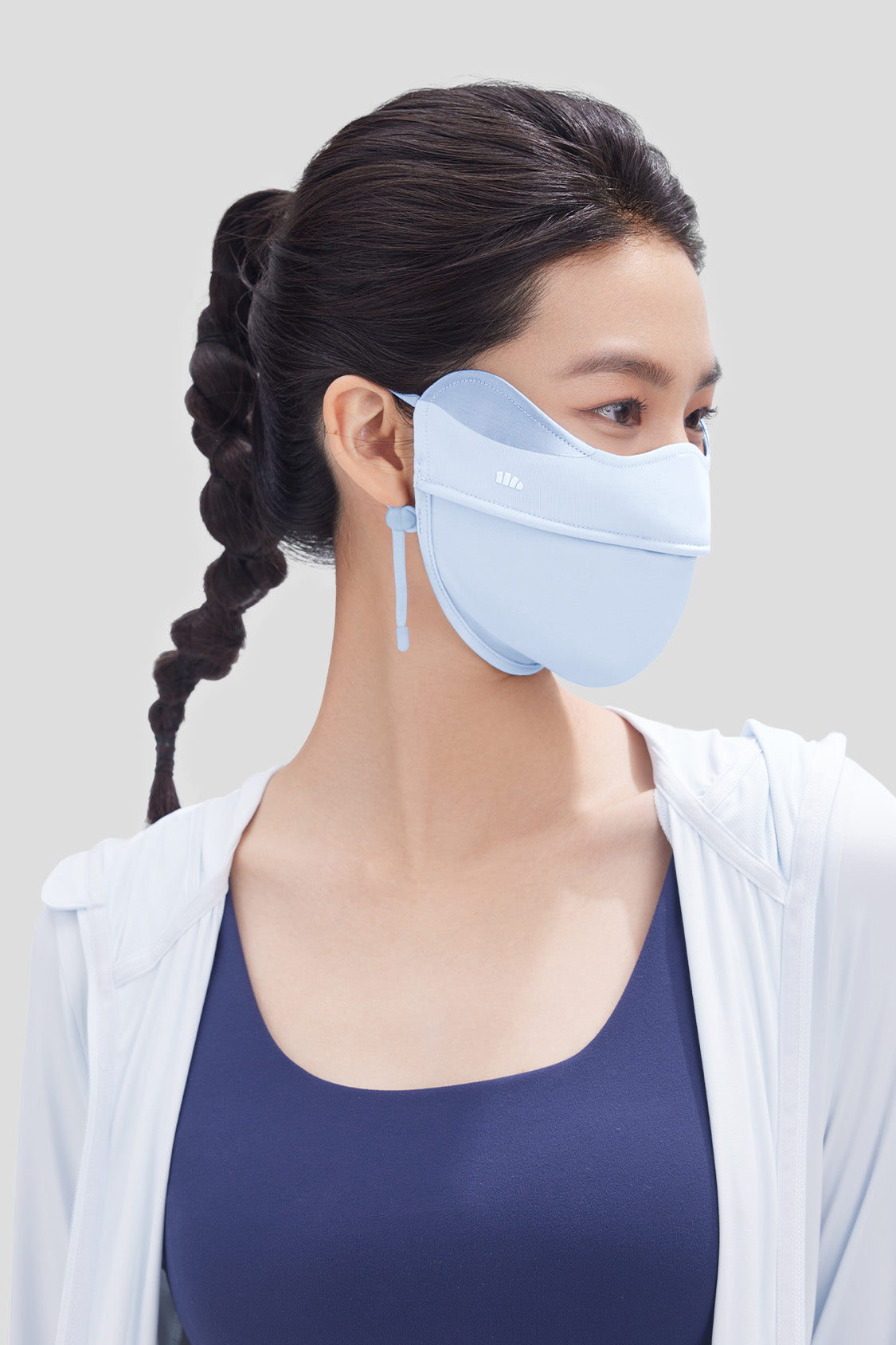 UPF50+ Women's Sun Protection Face Mask for Outdoor Activities - Hiking, Running, Cycling & Travel