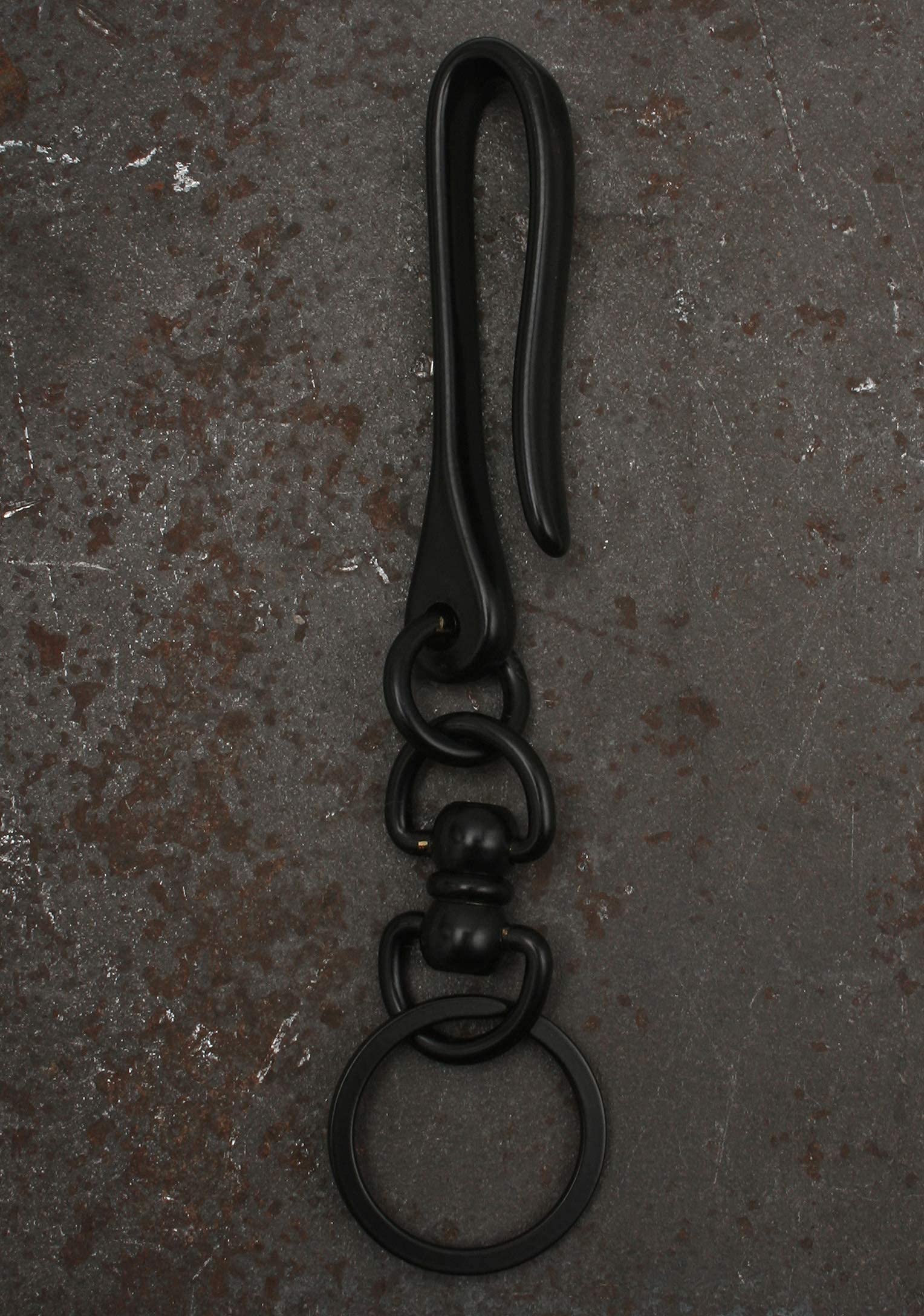 Vintage Handmade Snap Hook Key Holder - Retro U Hook Keychain Ring for Keys | Perfect for Home, Office & Travel Organization