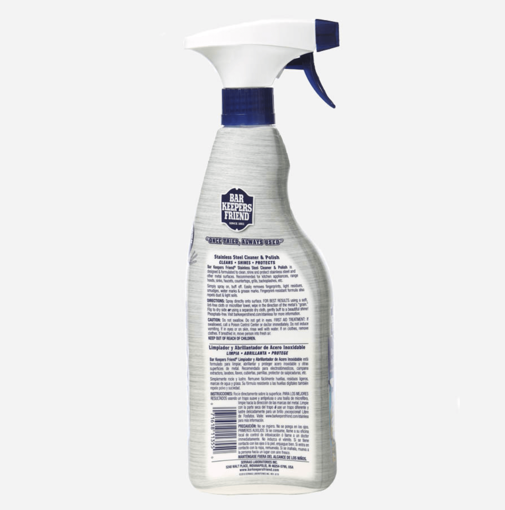 Bar Keepers Friend Stainless Steel Cleaner & Polish - Removes Rust, Stains & Scratches | Safe for Cookware, Sinks & Appliances | Perfect for Kitchen, Restaurant & Home Cleaning