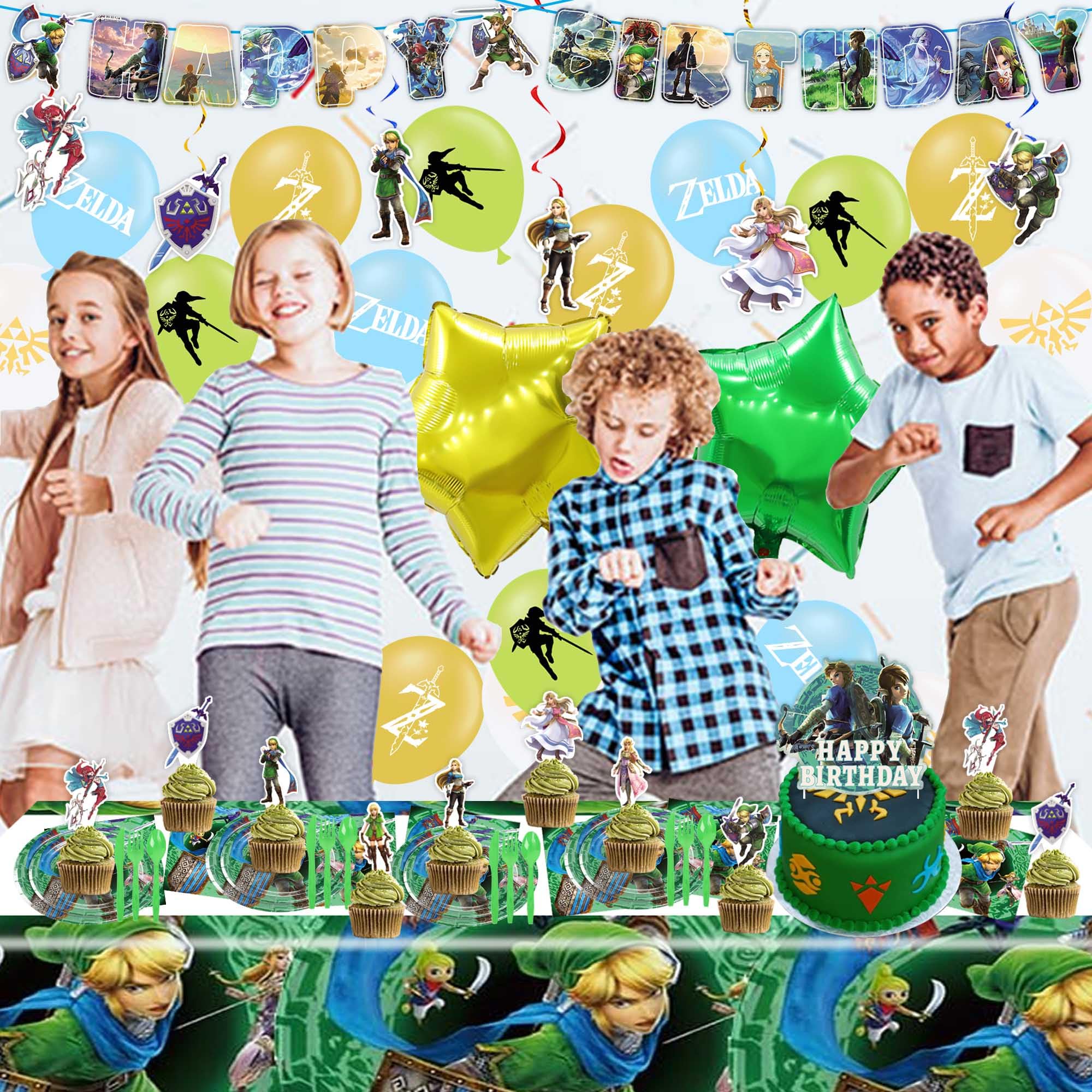 Legend Birthday Party Decorations Kit - Complete Party Supplies Set with Banner, Hanging Swirls, Tablecloth, Tableware, Balloons & Cake Toppers - Perfect for Legend Themed Birthday Celebrations, Baby Showers & Special Events