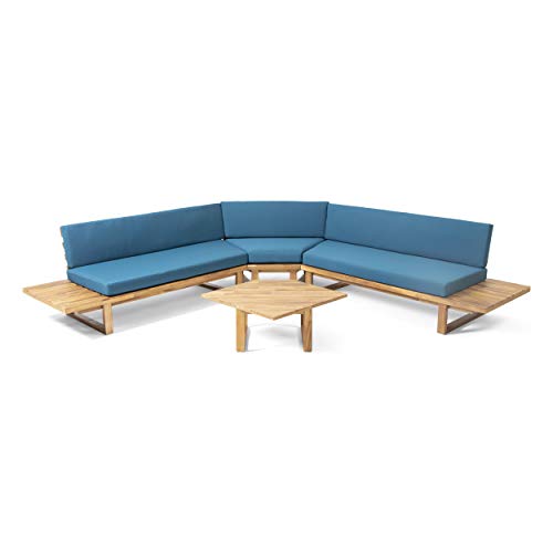 Teak Finish, Dark Teal