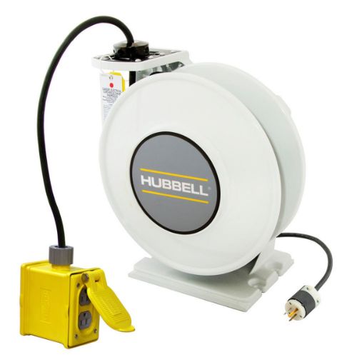 45 Feet Heavy Duty Industrial Power Cord Reel with Automatic Rewind - Perfect for Workshops, Garages, and Construction Sites