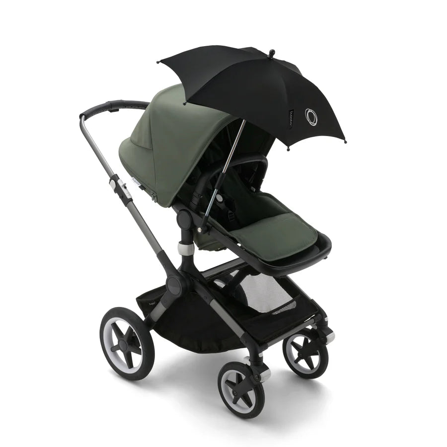 Bugaboo Parasol+ Sun Canopy in Black - UV Protection Stroller Accessory for Baby Shade & Comfort - Perfect for Outdoor Walks, Beach Trips, and Park Visits