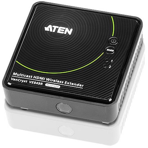 Aten Multicast HDMI Wireless Receiver - 4K Ultra HD Streaming, Low Latency, Plug & Play for Home Theater, Gaming, and Presentations