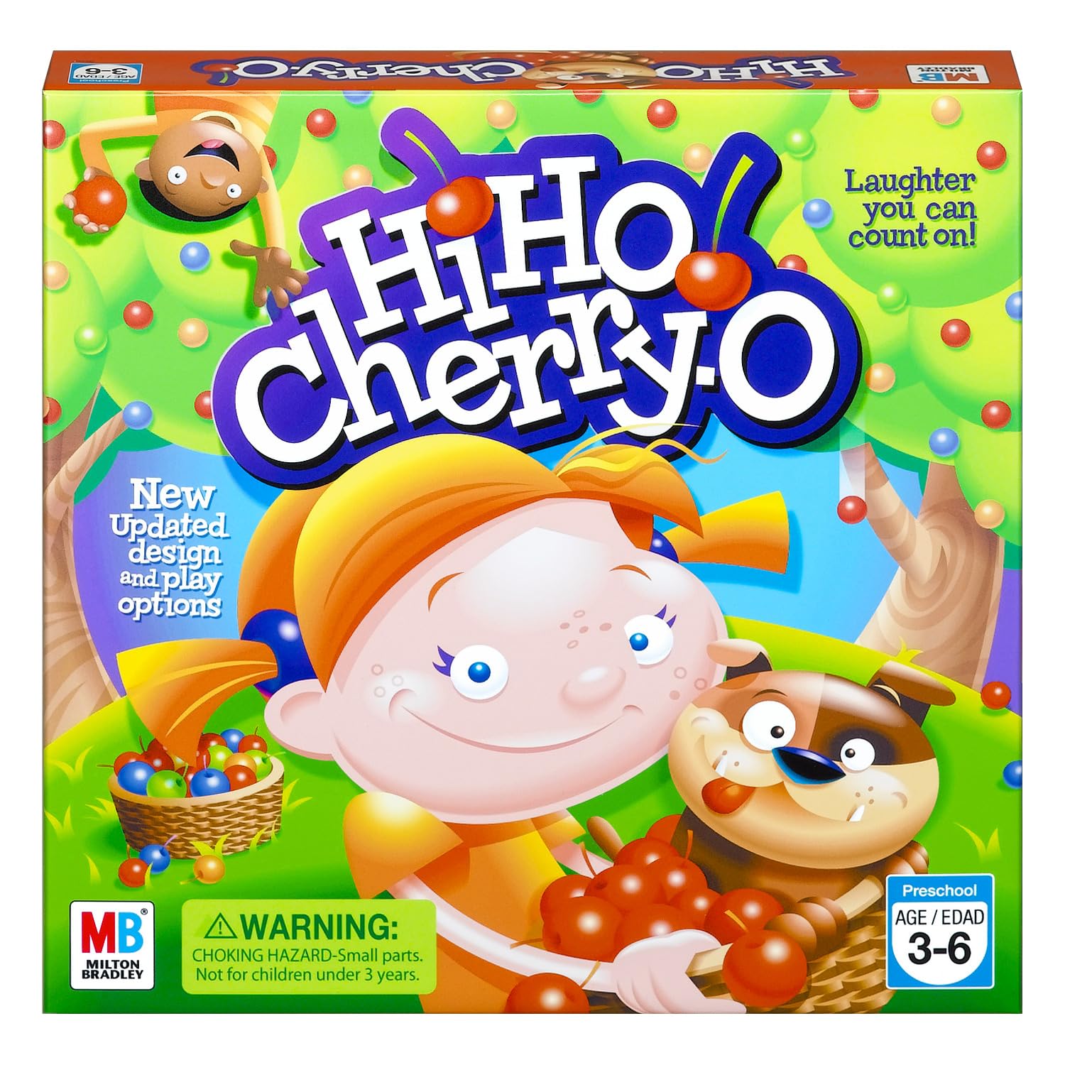 Hasbro Gaming Hi Ho Cherry-O Board Game for Kids Ages 3+ | Fun Preschool Learning Toy | 2-4 Player Family Board Game | Easter Gift for Boys & Girls (Amazon Exclusive) | Perfect for Family Game Night & Early Math Skills Development