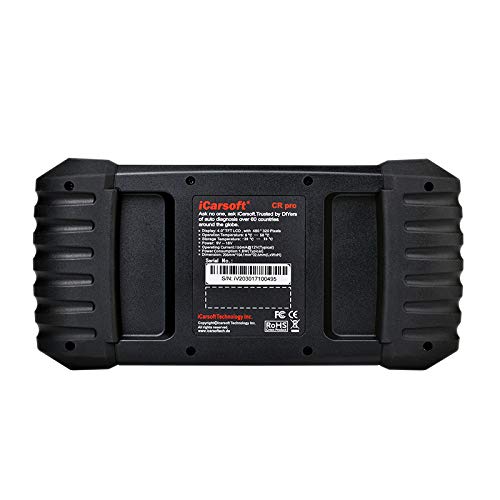 iCarsoft CR Pro OBD2 Scanner - Multi-System Diagnostic Scan Tool for All Cars & Trucks | Oil Reset, EPB, BMS, SAS, ETC | Professional Automotive Code Reader for Mechanics & DIY Use at Home Garage