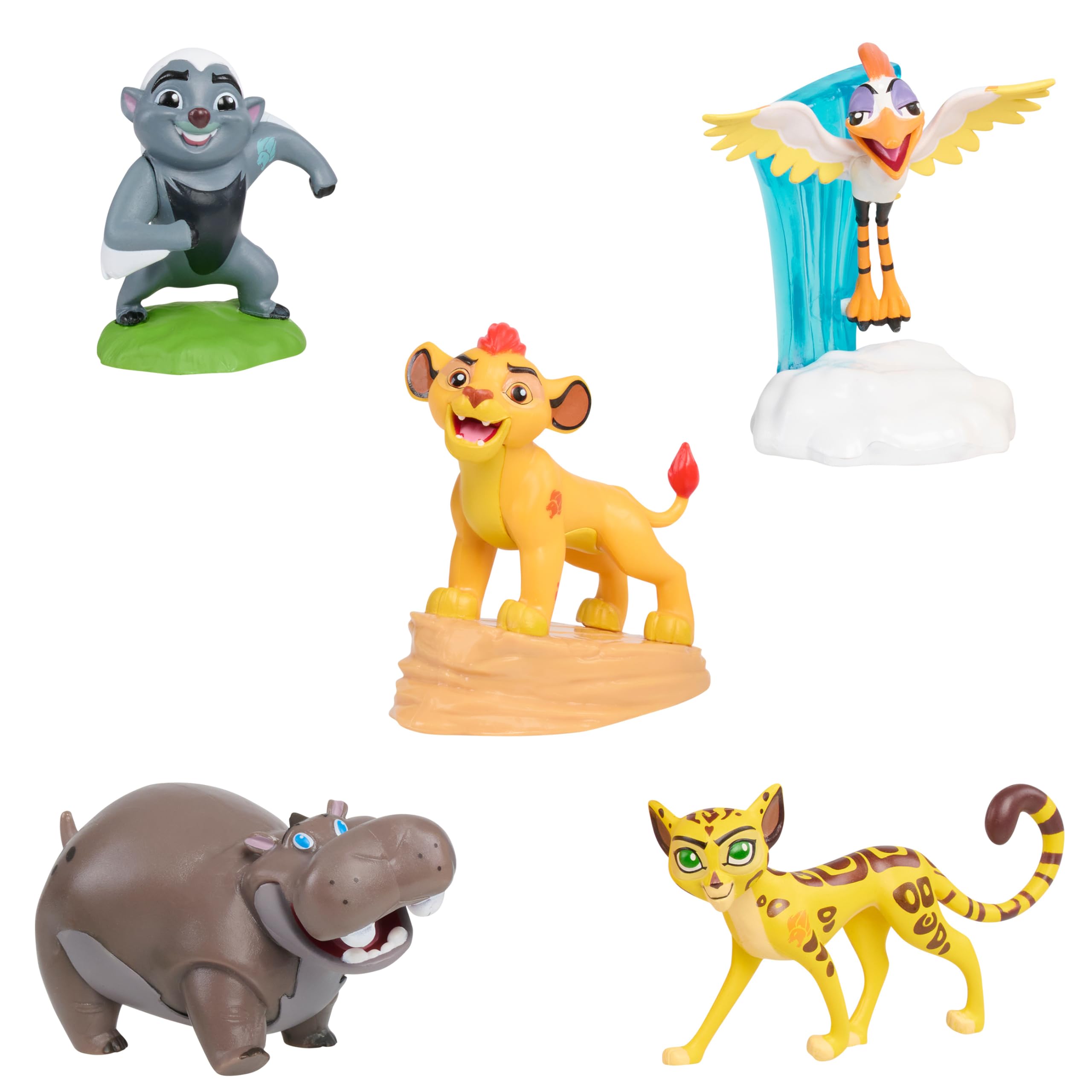**Just Play Lion Guard 5-Piece Action Figure Set - Officially Licensed Disney Toy for Kids Ages 3+ | Perfect for Birthday Gifts, Pretend Play & Disney Themed Parties**