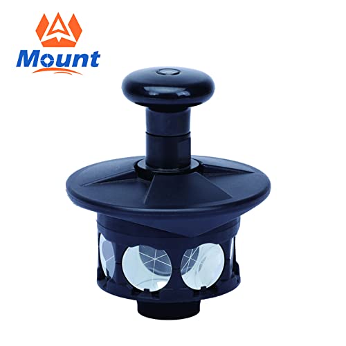 360-Degree Reflective Prism for Surveying - High Precision T-Style Total Station Accessory with 20mm Prism (AY360) - Perfect for Land Surveying, Construction Layout & Engineering Measurements