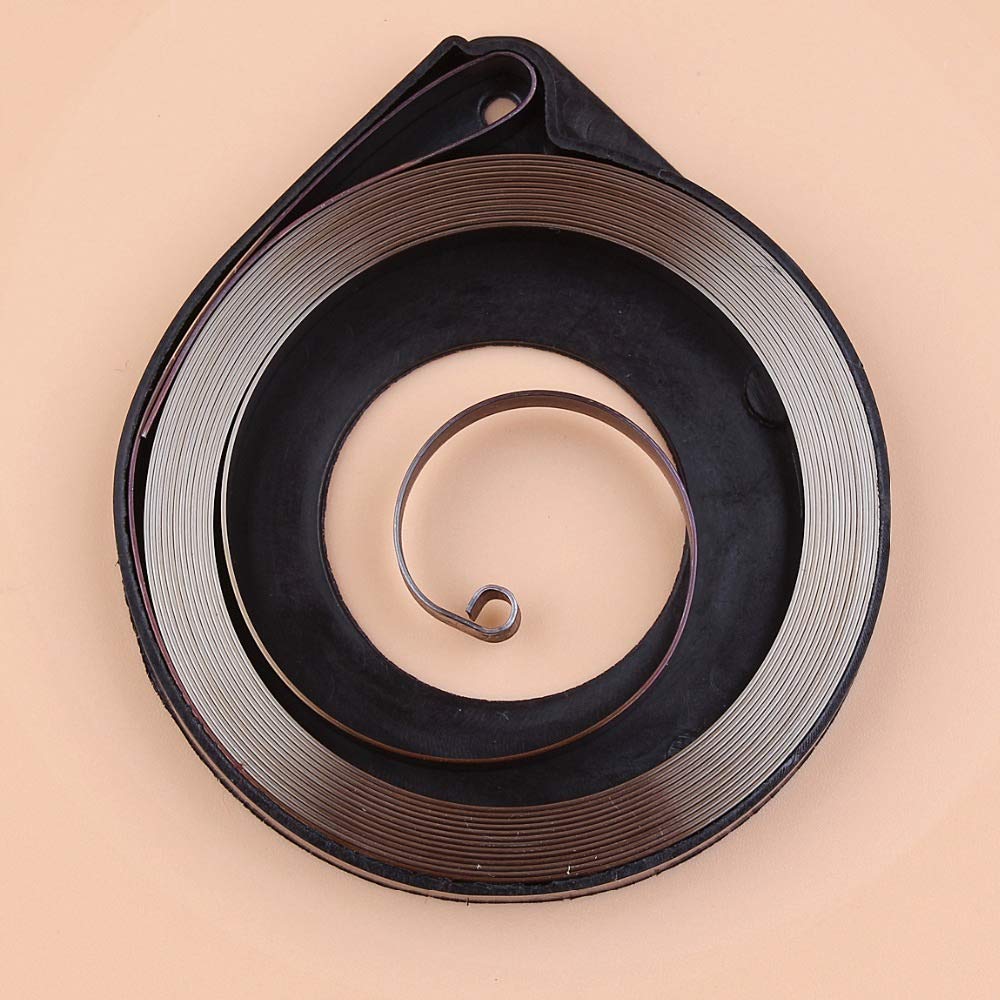 Husqvarna 50 51 55 49 45 41 40 39 39R Chainsaw Recoil Starter Spring Replacement Part - Compatible with Various Chainsaw Models for Forestry, Landscaping & DIY Wood Cutting Projects