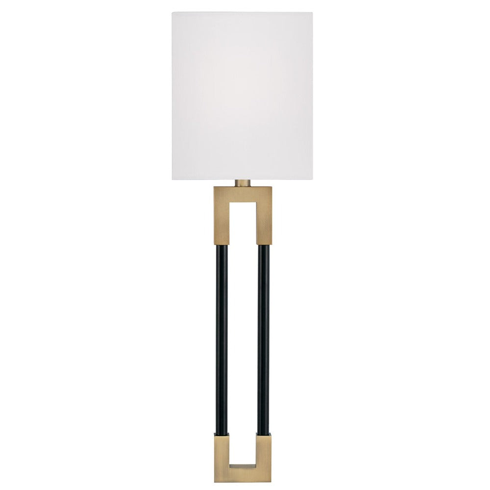 Modern Abbie 1 Light Wall Sconce - Brushed Nickel Finish - Ideal for Bedroom, Hallway & Living Room Lighting