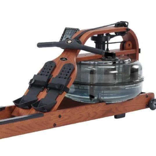 First Degree Fitness Viking 3 Plus Brown Indoor Water Rowing Machine - Premium Home Gym Equipment for Full Body Workout | Perfect for Cardio Training, Weight Loss & Low Impact Exercise at Home or Office