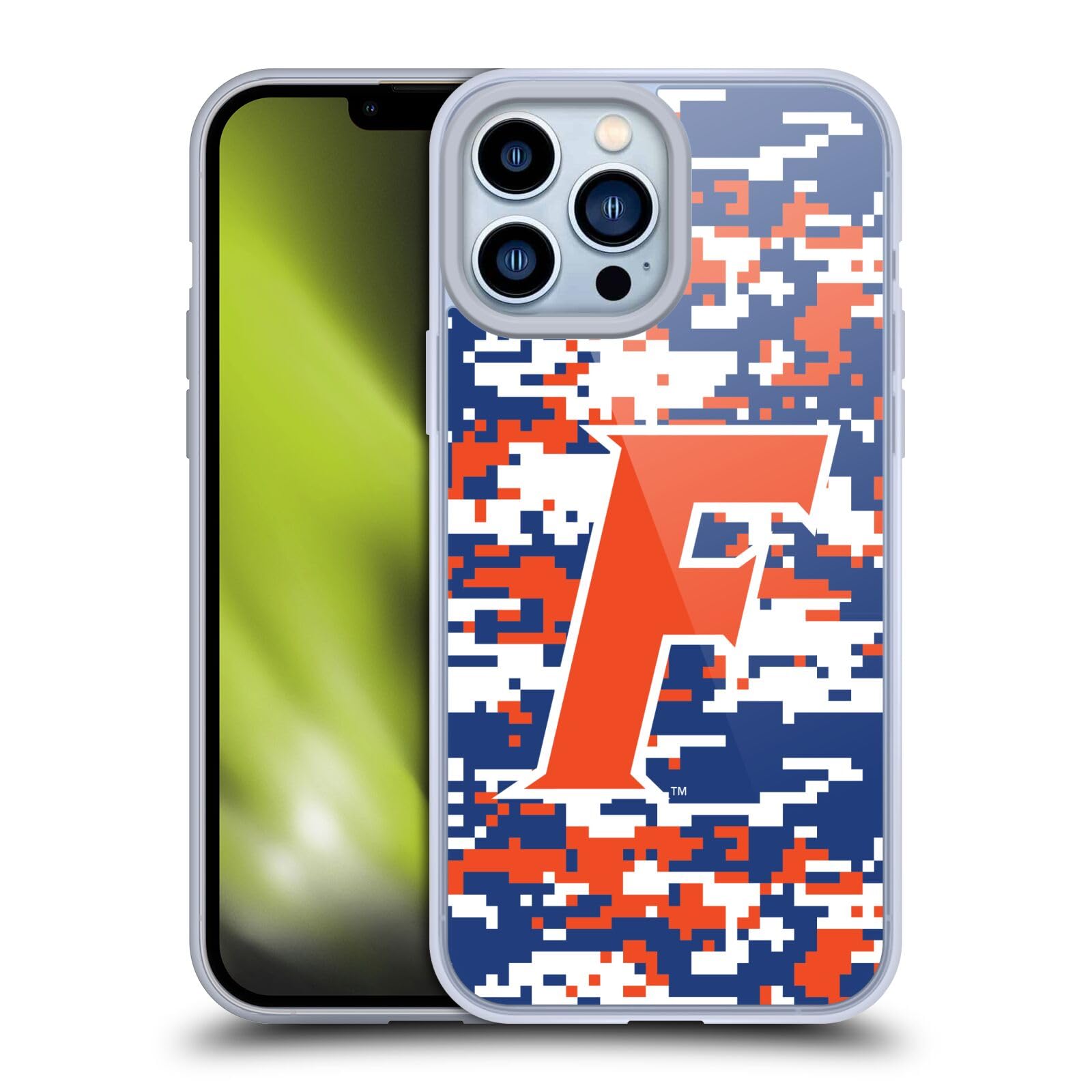Officially Licensed University of Florida UF Digital Camouflage Soft Gel Case for Apple iPhone 13 Pro Max - Durable Protection with Stylish College Team Design, Perfect for Gators Fans and Campus Life