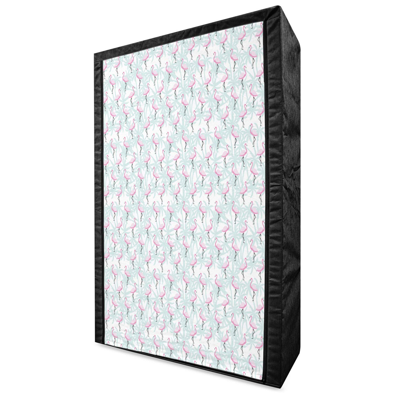 Ambesonne Flamingo Portable Fabric Wardrobe - 42.5