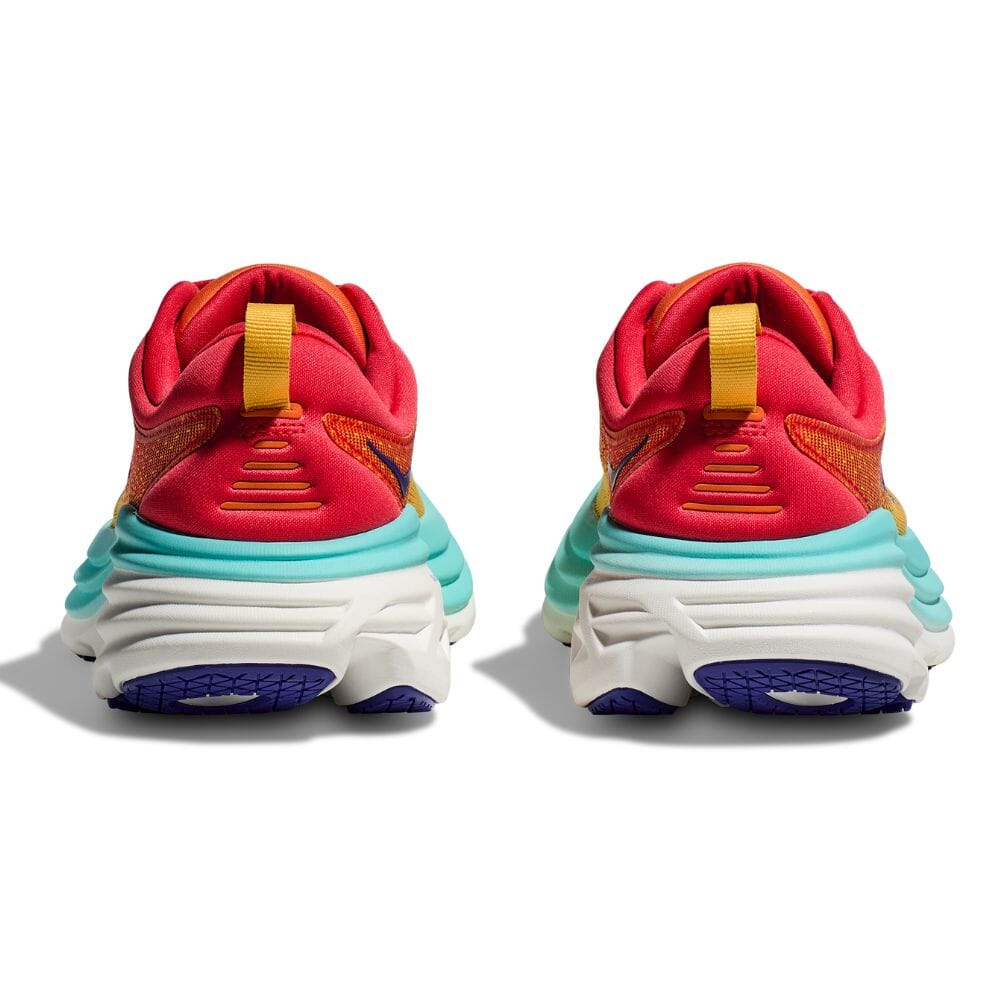 Hoka Men's Bondi 8 Running Shoes - Lightweight Cushioned Sneakers for Marathon, Jogging & Walking - Breathable Mesh Upper with Maximum Support & Comfort