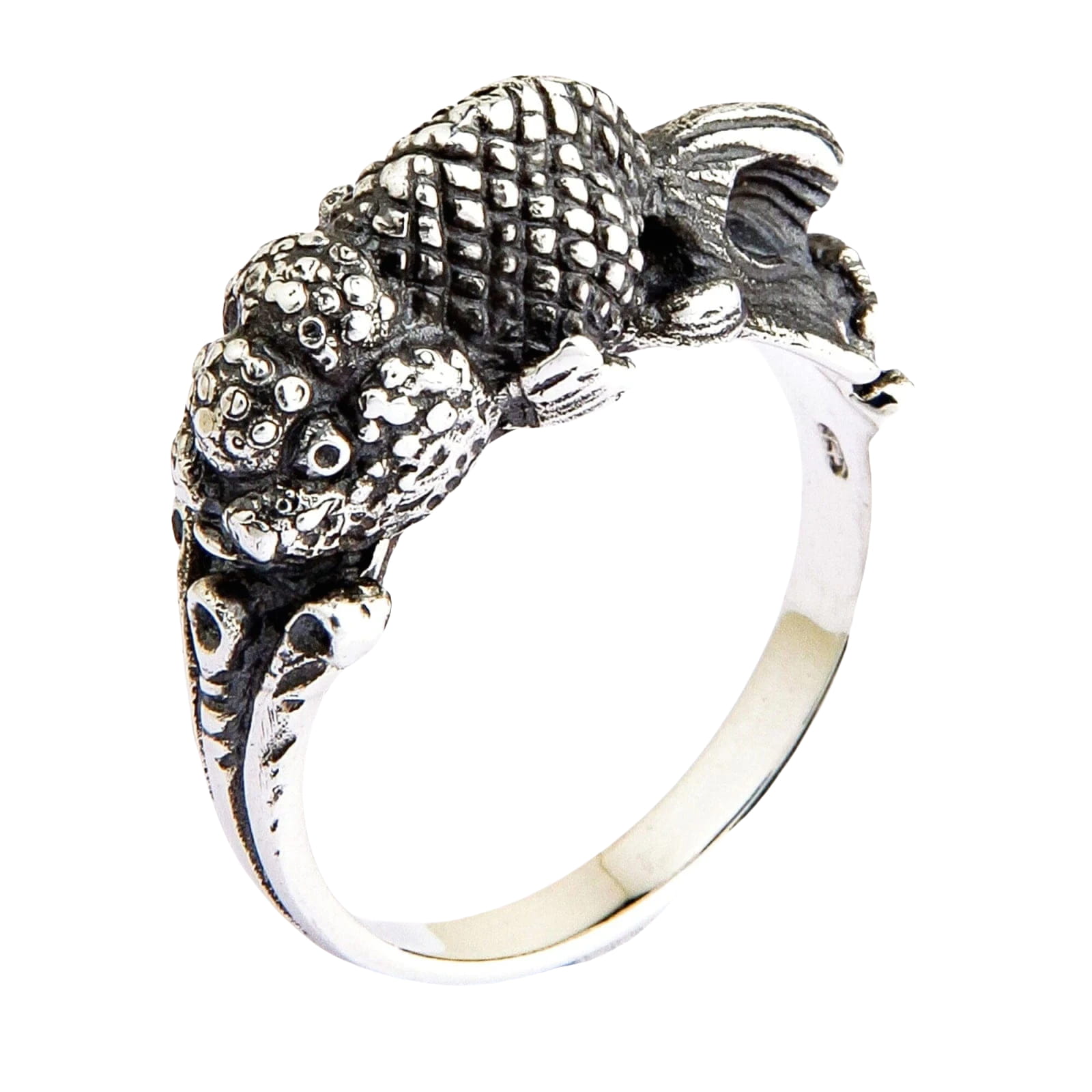 Elegant Sterling Silver Goldfish Ring - Dainty & Unique Jewelry for Women - Perfect for Gifts, Parties & Everyday Wear