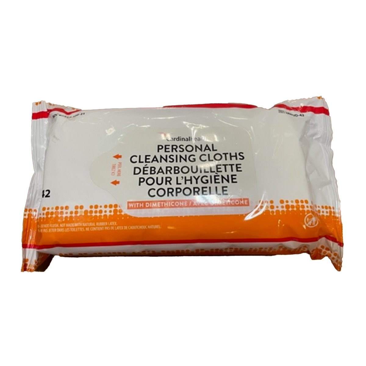 Cardinal Personal Cleansing Cloths - Unscented Disposable Washcloths for Adults & Seniors | Gentle Skin Cleansing Wipes for Face & Body | Perfect for Travel, Hospital, and Home Care Use