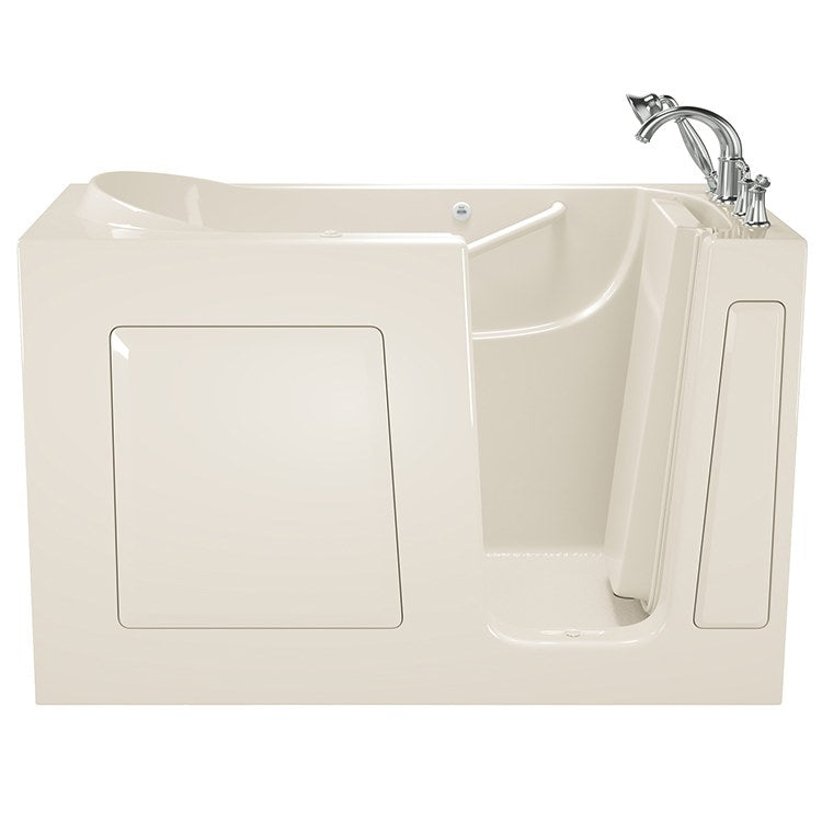 3060 Series 30W x 60L Gelcoat Walk-In Whirlpool Bathtub with Right Hand Drain & Faucet - Perfect for Spa-Like Relaxation in Your Master Bathroom