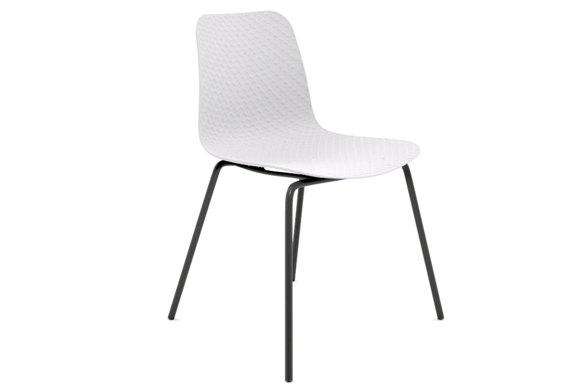 Dune Cafe Chair with 4-Leg Base - Stylish and Durable Bistro Chair for Restaurants, Cafes, and Home Decor