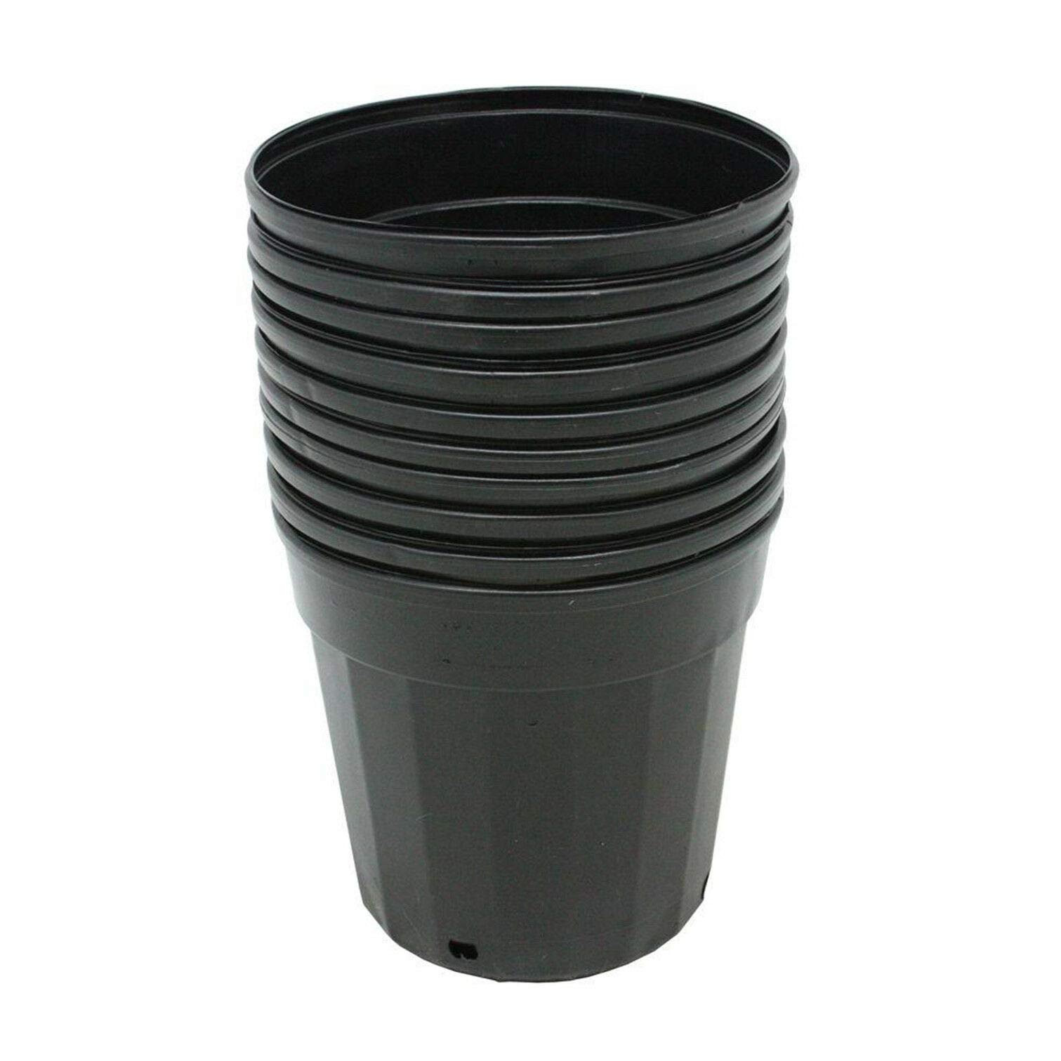 2 Gallon Nursery Pots - 10 Pack Plastic Plant Pots for Outdoor Flowers, Vegetables & Garden Plants | Durable & Lightweight | Ideal for Gardening, Landscaping & Container Planting