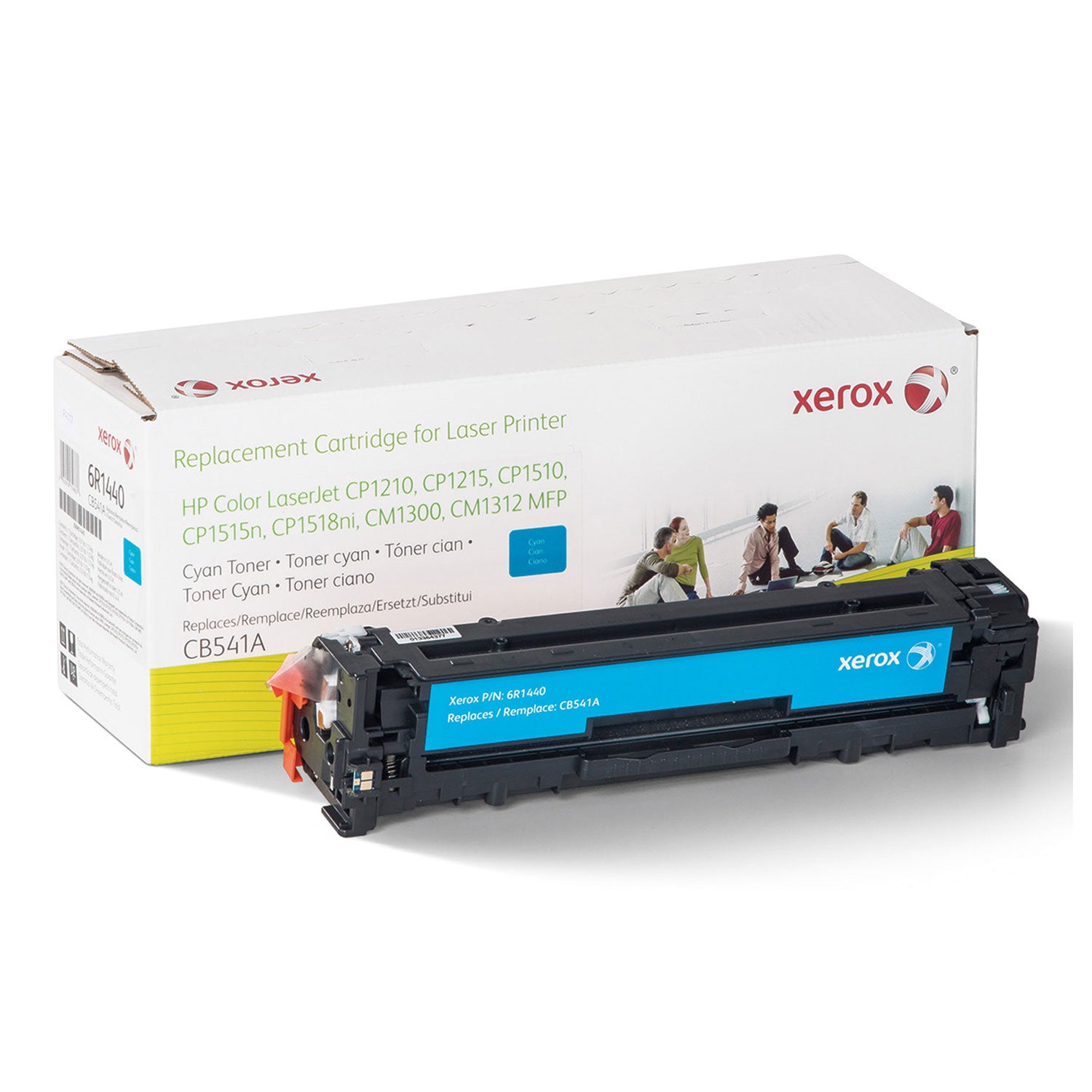 High-Yield 006r01440 Replacement Toner Cartridge for HP CB541A (125A) - 1400 Pages, Cyan | Compatible with HP Printers for Home & Office Use