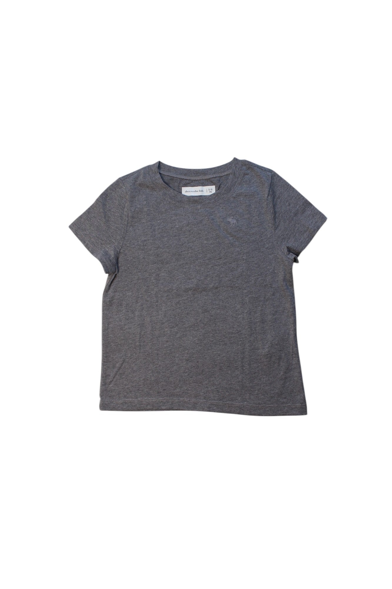 Abercrombie & Fitch Boys' Basic Cotton T-Shirt - Short Sleeve Crew Neck Tee for Kids (Size 5-6T) - Perfect for School, Playdates & Everyday Wear