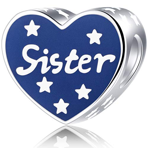 Heart-Shaped Sister Charms