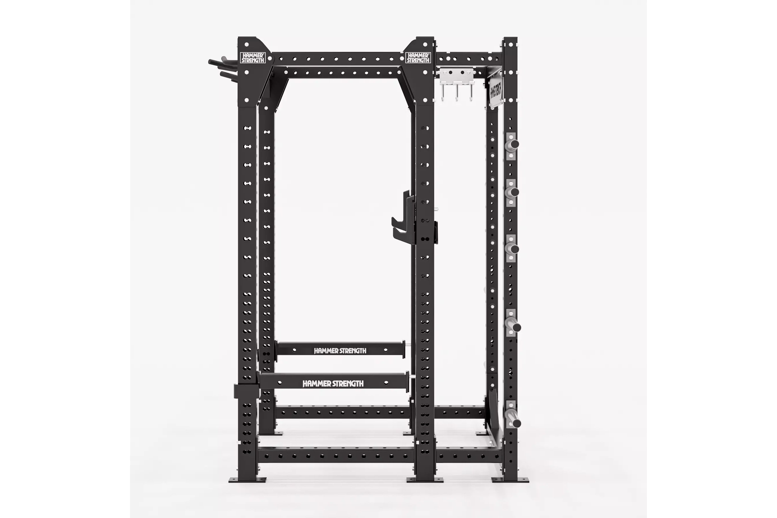Hammer Strength HD Elite ID Power Rack - Heavy Duty Home Gym Equipment for Strength Training & Weightlifting | Perfect for Garage Gym, CrossFit & Powerlifting Workouts