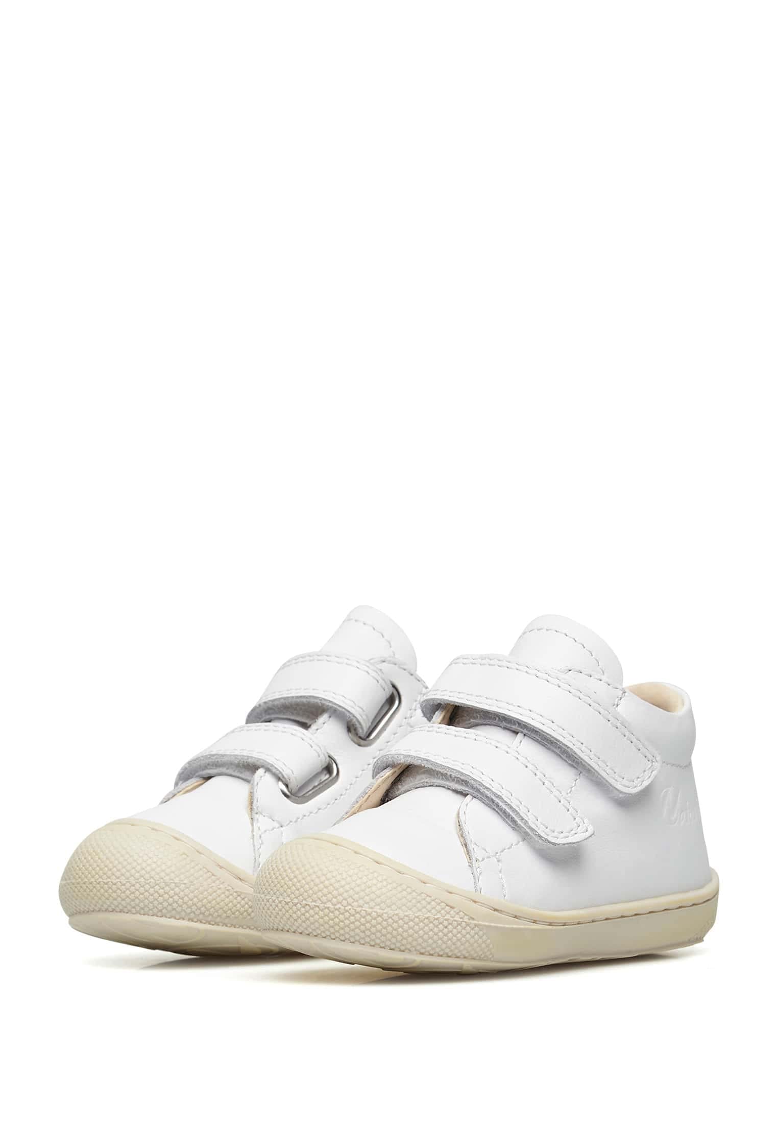 Naturino Baby Girls Cocoon VL White Leather Shoes - EU 23 / US 6.5 Toddler Size - Comfortable First Walkers for Infants - Perfect for Special Occasions & Everyday Wear