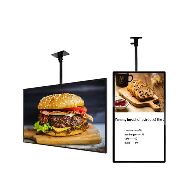 42-85 Inch Universal LCD TV Wall Mount Bracket with 360 Degree Rotation - Heavy Duty Ceiling and Wall Mount for Flat Screen TVs, Monitors - Perfect for Living Room, Bedroom, Office and Commercial Spaces