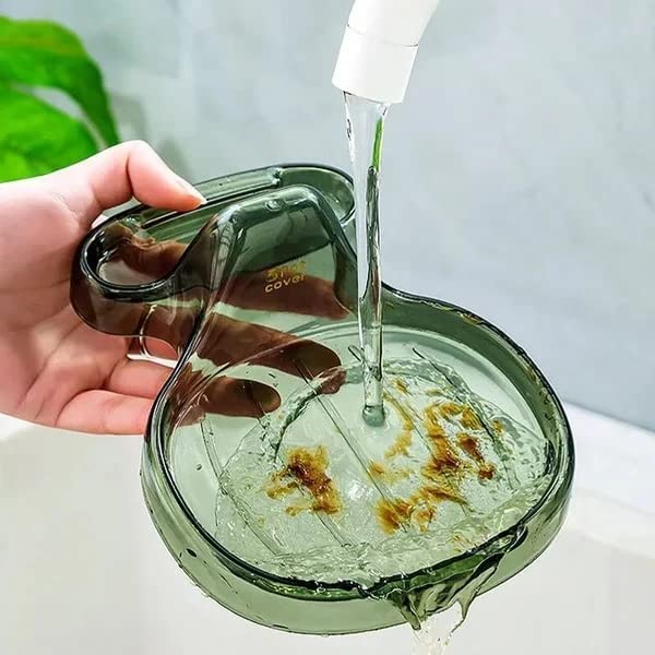 **Multi-Functional Kitchen Spatula Rack with Spoon Rest & Lid Holder – Heat-Resistant, Eco-Friendly, Food-Grade Plastic Utensil Organizer for Spoons, Ladles & Pot Lids (Dark Green) – Perfect for Countertop, Stovetop & Kitchen Organization**