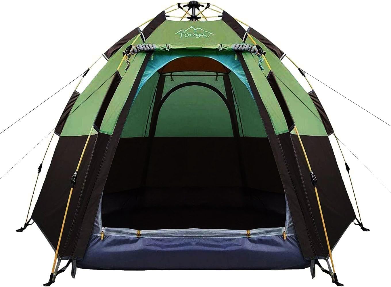 2-3-4 Person Quick Setup Camping Tent - 60 Second Pop Up Dome, Waterproof & Double Layer Flysheet, 66