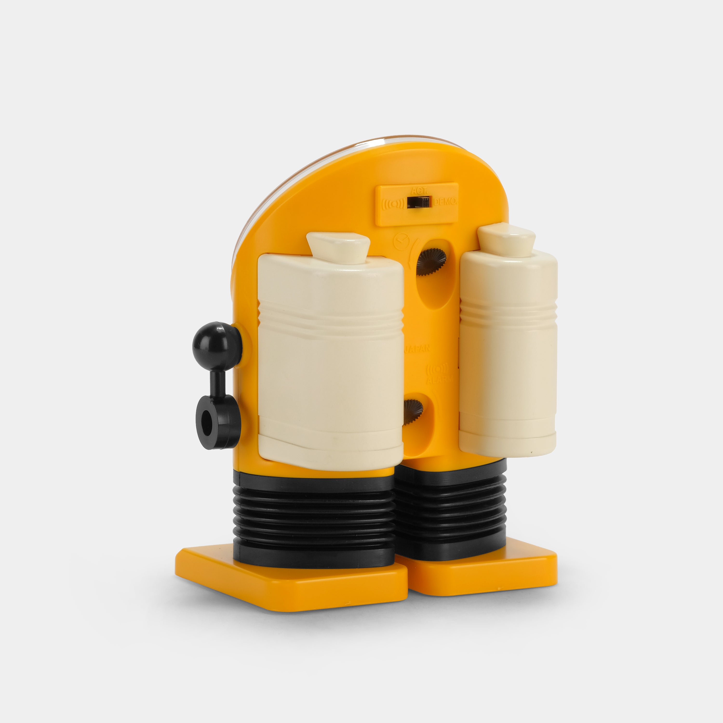 Casio AC-100 Yellow Digital Alarm Clock with Robot Design - Perfect for Kids' Bedrooms, Offices, and Collectors