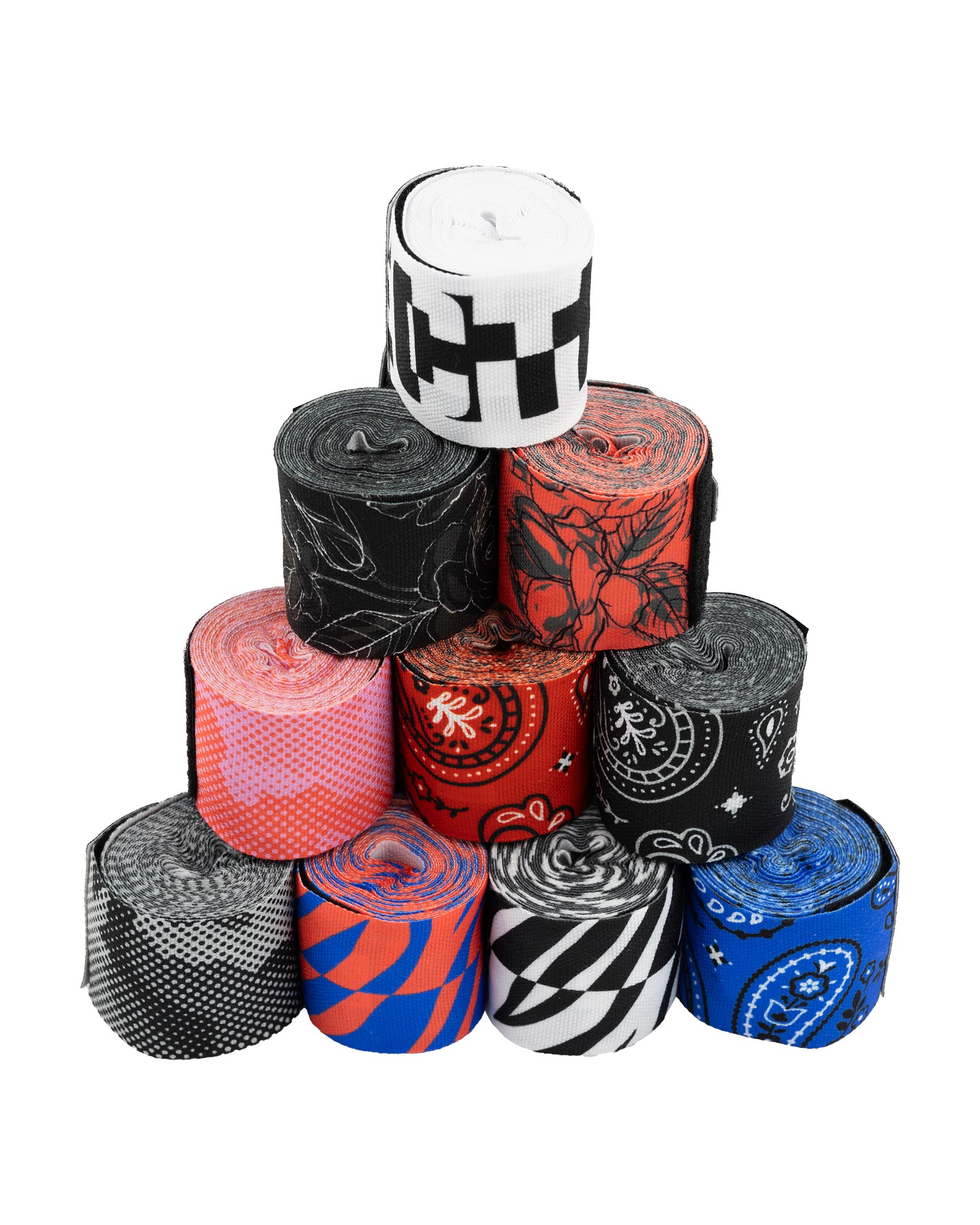 Premium Inkline 120 Printed Hand Wraps for Boxing & MMA Training - Breathable Support for Punching Bag Workouts, Sparring & Fitness Training