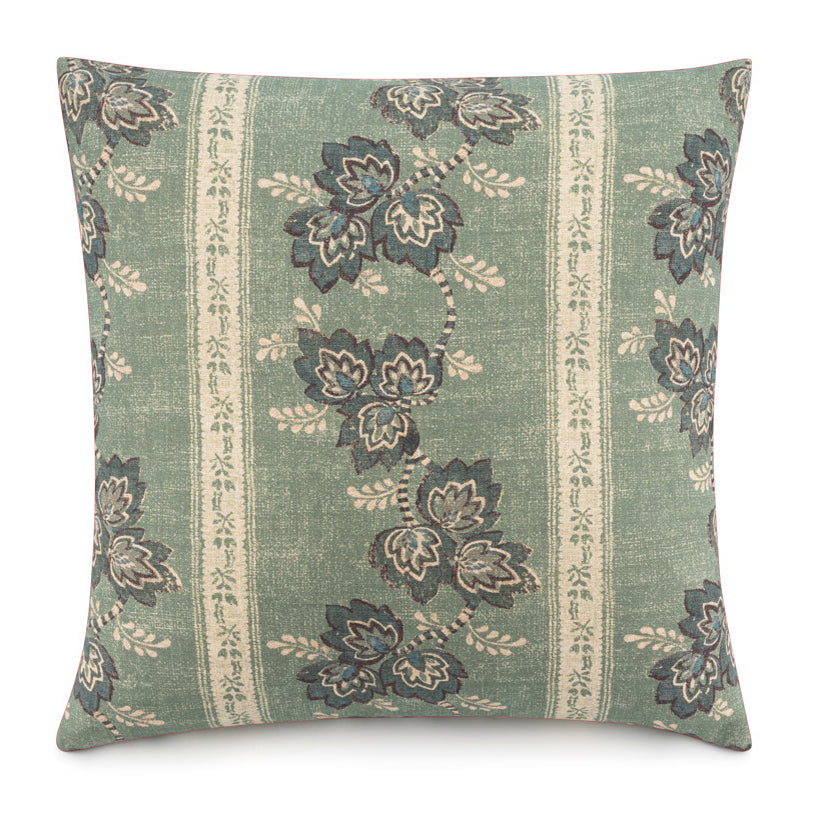 Somborne Striped Linen Cushion Cover - 50x50cm Square Pillow Case - Soft Breathable Fabric - 3 Color Options (Beige, Gray, Navy) - Perfect for Sofa, Bed, Chair Decor - Home & Living Room Accessories