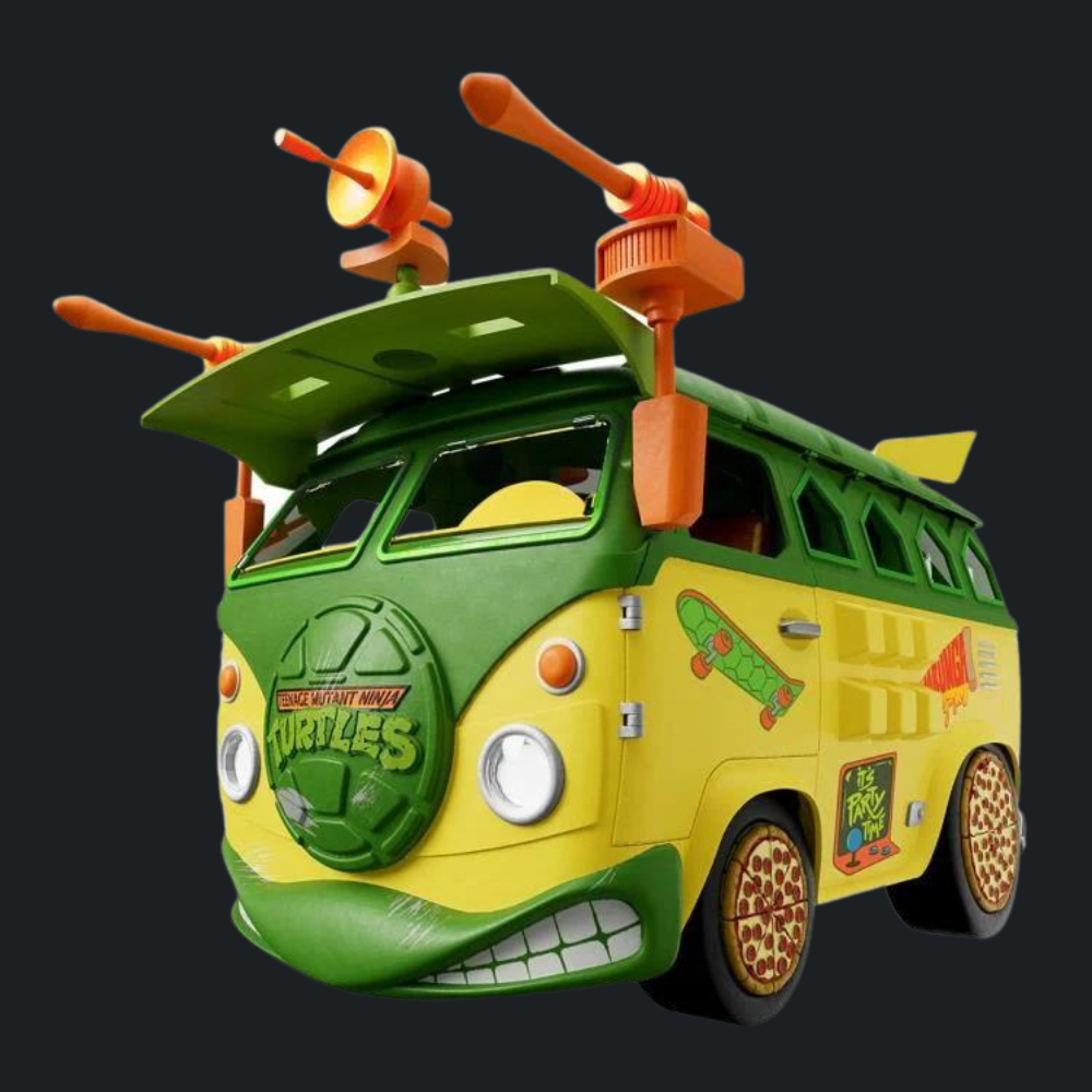 Teenage Mutant Ninja Turtles ULTIMATES! Party Wagon - TMNT Collectible Vehicle Toy for Kids & Adults - Perfect for Play, Display & Comic Conventions