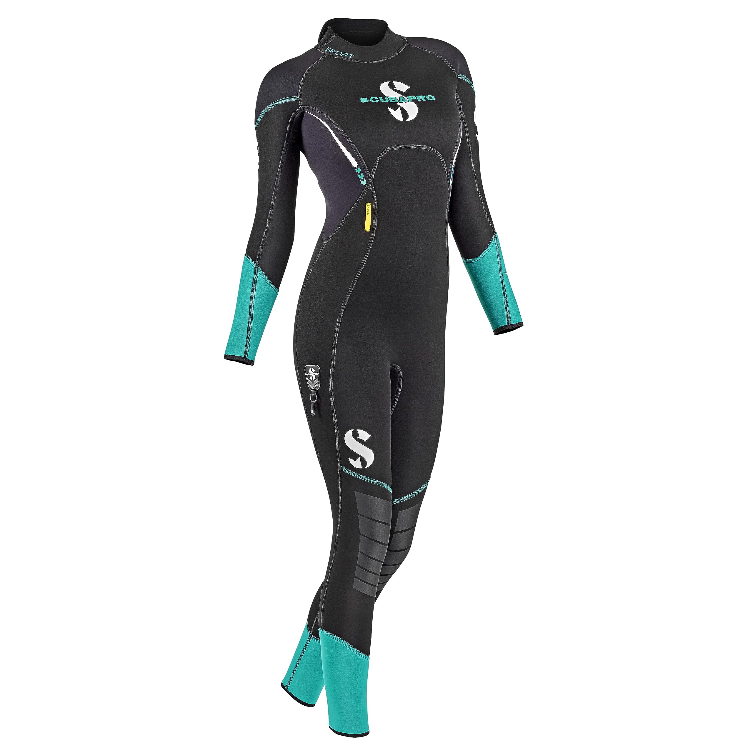 Scubapro Sport Steamer 3mm Back-Zip Women's Full Wetsuit - Premium Neoprene Diving Suit for Snorkeling, Surfing & Water Sports